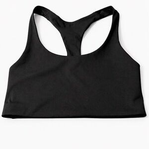 H&M Move DryMove Black Sports Bra Racerback Athletic Gym Yoga XS